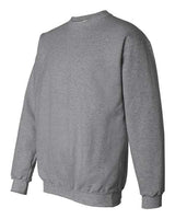Hanes F260 Adult Ultimate Cotton 90/10 Fleece Crew #color_OXFORD GRAY