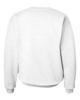 Hanes F260 Adult Ultimate Cotton 90/10 Fleece Crew #color_WHITE