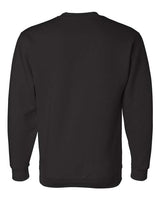 Bayside BA1102 Adult 9.5 oz., 80/20 Heavyweight Crewneck Sweatshirt #color_BLACK