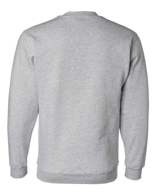 Bayside BA1102 Adult 9.5 oz., 80/20 Heavyweight Crewneck Sweatshirt #color_DARK ASH