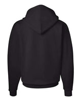 Hanes P170 Unisex Ecosmart 50/50 Pullover Hooded Sweatshirt #color_BLACK