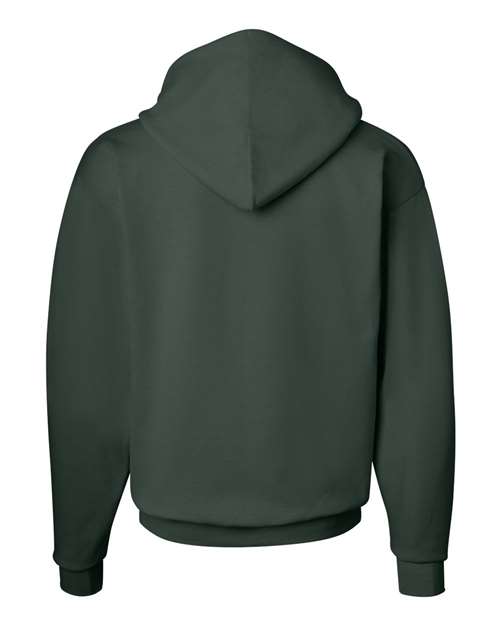 Hanes P170 Unisex Ecosmart 50/50 Pullover Hooded Sweatshirt #color_DEEP FOREST