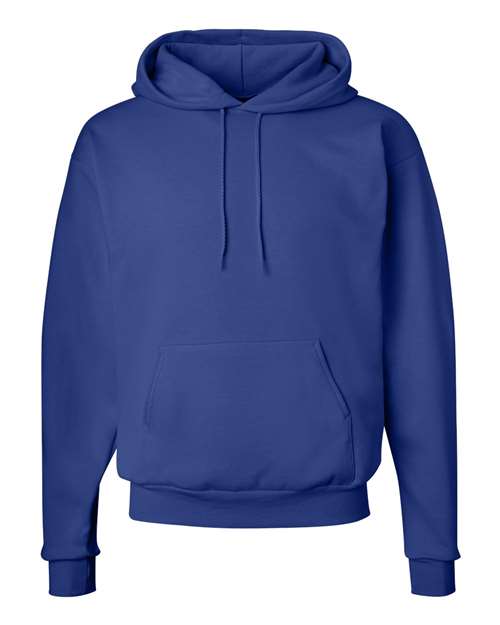 Hanes P170 Unisex Ecosmart 50/50 Pullover Hooded Sweatshirt #color_DEEP ROYAL