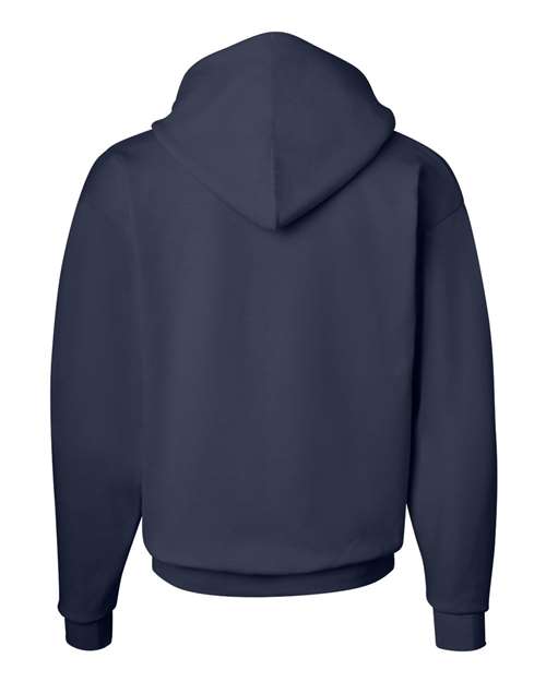 Hanes P170 Unisex Ecosmart 50/50 Pullover Hooded Sweatshirt #color_NAVY