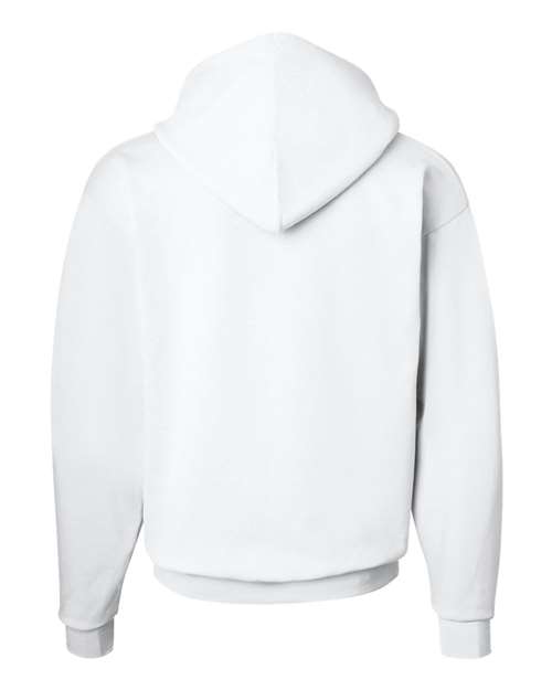 Hanes P170 Unisex Ecosmart 50/50 Pullover Hooded Sweatshirt #color_WHITE