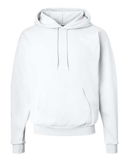 Hanes P170 Unisex Ecosmart 50/50 Pullover Hooded Sweatshirt #color_WHITE
