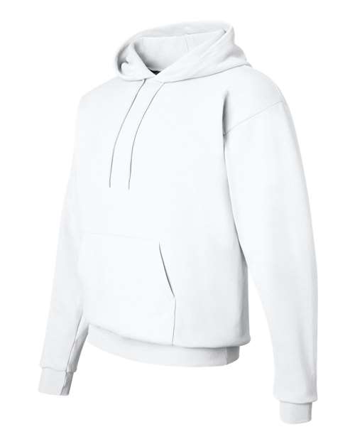 Hanes P170 Unisex Ecosmart 50/50 Pullover Hooded Sweatshirt #color_WHITE