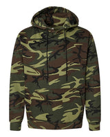 Code Five 3969 Unisex Camo Pullover Hoodie #color_GREEN WOODLAND