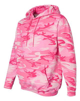 Code Five 3969 Unisex Camo Pullover Hoodie #color_PINK WOODLAND