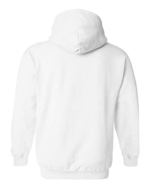 Gildan G185 Adult Heavy Blend 50/50 Hooded Sweatshirt #color_WHITE