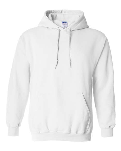 Gildan G185 Adult Heavy Blend 50/50 Hooded Sweatshirt #color_WHITE