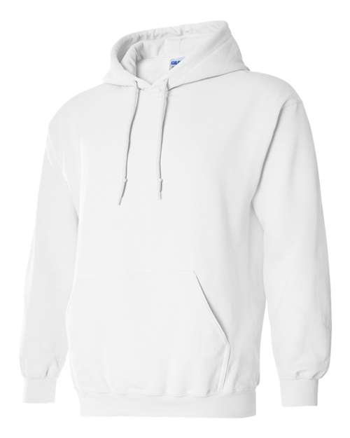 Gildan G185 Adult Heavy Blend 50/50 Hooded Sweatshirt #color_WHITE