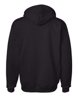 Hanes F170 Adult Ultimate Cotton 90/10 Pullover Hooded Sweatshirt #color_BLACK