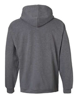 Hanes F170 Adult Ultimate Cotton 90/10 Pullover Hooded Sweatshirt #color_CHARCOAL HEATHER
