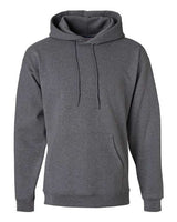 Hanes F170 Adult Ultimate Cotton 90/10 Pullover Hooded Sweatshirt #color_CHARCOAL HEATHER
