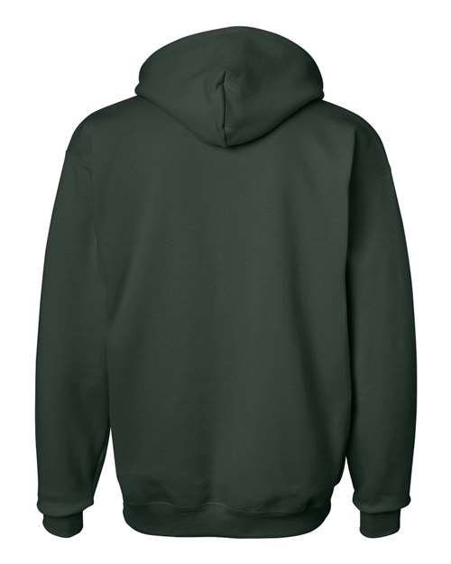 Hanes F170 Adult Ultimate Cotton 90/10 Pullover Hooded Sweatshirt #color_DEEP FOREST