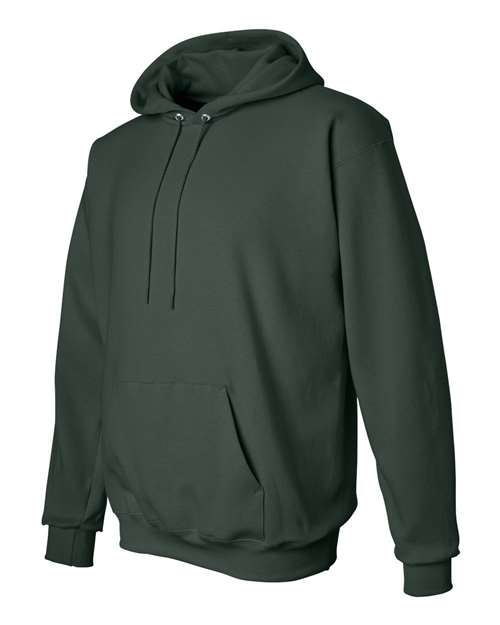 Hanes F170 Adult Ultimate Cotton 90/10 Pullover Hooded Sweatshirt #color_DEEP FOREST
