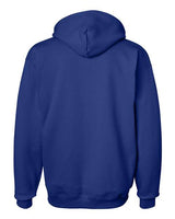 Hanes F170 Adult Ultimate Cotton 90/10 Pullover Hooded Sweatshirt #color_DEEP ROYAL