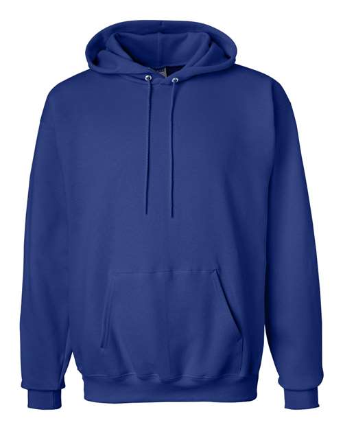 Hanes F170 Adult Ultimate Cotton 90/10 Pullover Hooded Sweatshirt #color_DEEP ROYAL