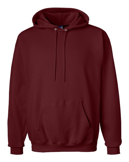 Hanes F170 Adult Ultimate Cotton 90/10 Pullover Hooded Sweatshirt #color_MAROON