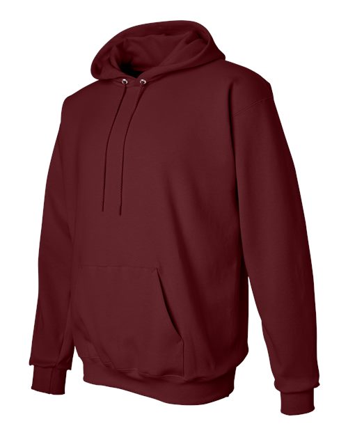 Hanes F170 Adult Ultimate Cotton 90/10 Pullover Hooded Sweatshirt #color_MAROON