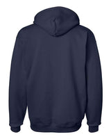 Hanes F170 Adult Ultimate Cotton 90/10 Pullover Hooded Sweatshirt #color_NAVY