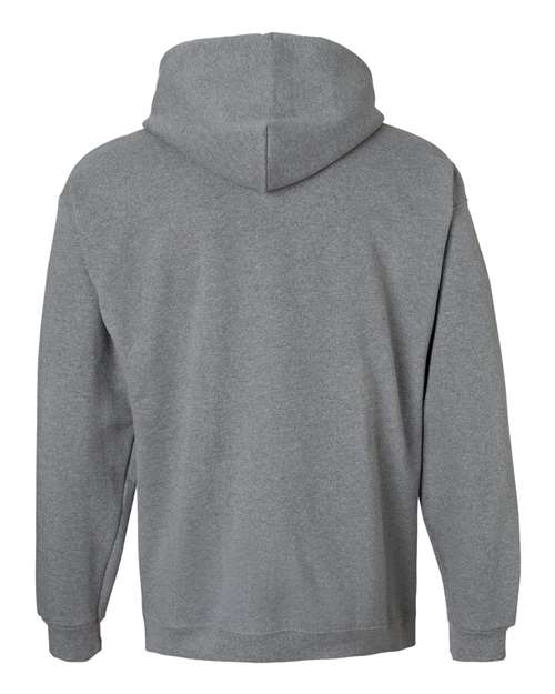 Hanes F170 Adult Ultimate Cotton 90/10 Pullover Hooded Sweatshirt #color_OXFORD GRAY