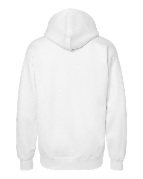 Hanes F170 Adult Ultimate Cotton 90/10 Pullover Hooded Sweatshirt #color_WHITE