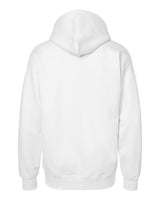 Hanes F170 Adult Ultimate Cotton 90/10 Pullover Hooded Sweatshirt #color_WHITE