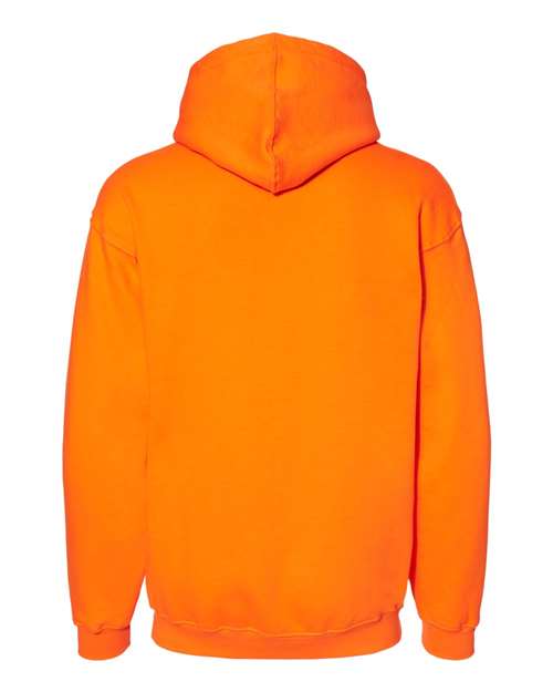 Bayside BA960 Adult 9.5 oz., 80/20 Pullover Hooded Sweatshirt #color_BRIGHT ORANGE