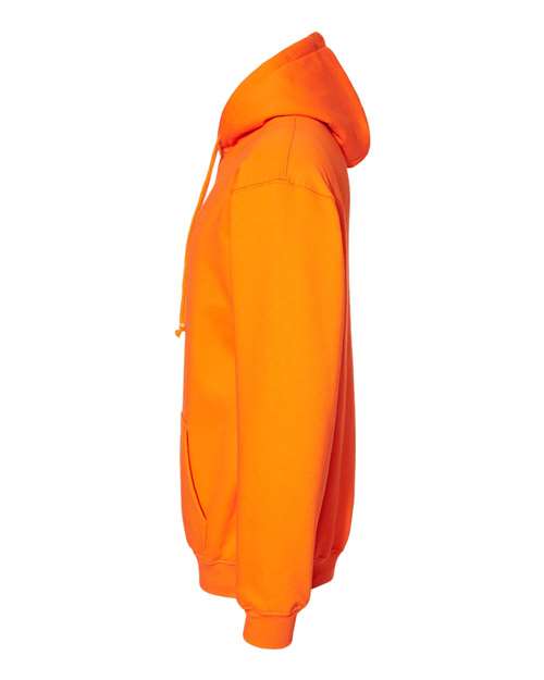 Bayside BA960 Adult 9.5 oz., 80/20 Pullover Hooded Sweatshirt #color_BRIGHT ORANGE