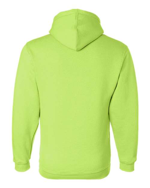 Bayside BA960 Adult 9.5 oz., 80/20 Pullover Hooded Sweatshirt #color_LIME GREEN