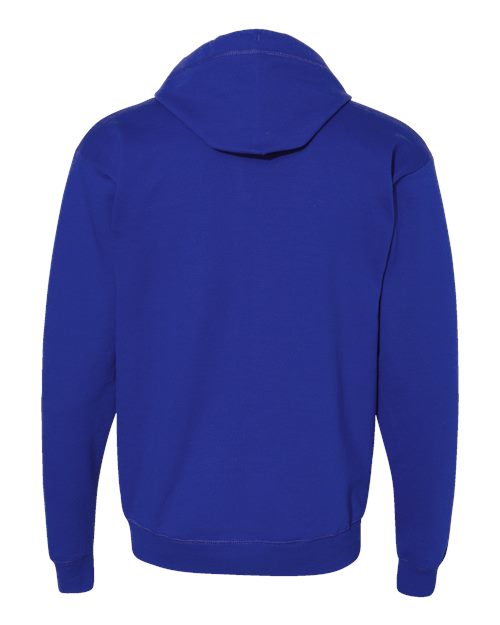 Hanes P180 Adult EcoSmart 50/50 Full-Zip Hooded Sweatshirt #color_DEEP ROYAL