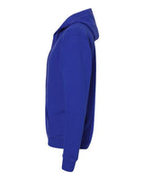 Hanes P180 Adult EcoSmart 50/50 Full-Zip Hooded Sweatshirt #color_DEEP ROYAL