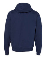 Hanes P180 Adult EcoSmart 50/50 Full-Zip Hooded Sweatshirt #color_NAVY