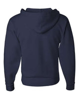 Jerzees 993 Adult NuBlend Fleece Full-Zip Hooded Sweatshirt #color_J NAVY