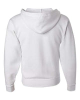 Jerzees 993 Adult NuBlend Fleece Full-Zip Hooded Sweatshirt #color_WHITE