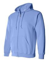 Gildan G186 Adult Heavy Blend 50/50 Full-Zip Hooded Sweatshirt #color_CAROLINA BLUE