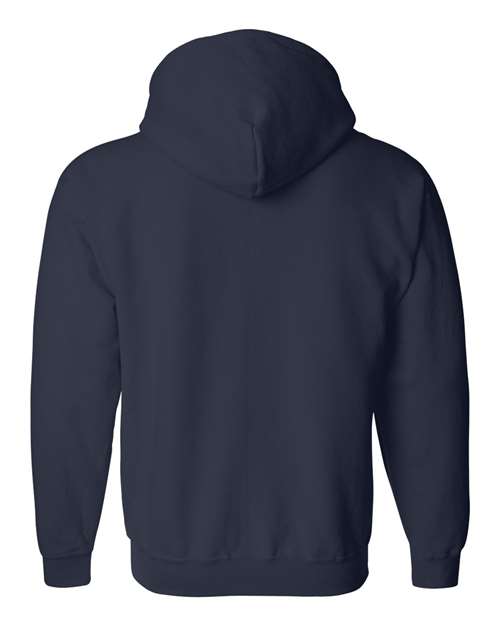 Gildan G186 Adult Heavy Blend 50/50 Full-Zip Hooded Sweatshirt #color_NAVY
