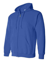 Gildan G186 Adult Heavy Blend 50/50 Full-Zip Hooded Sweatshirt #color_ROYAL
