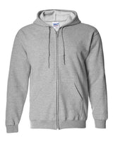 Gildan G186 Adult Heavy Blend 50/50 Full-Zip Hooded Sweatshirt #color_SPORT GREY