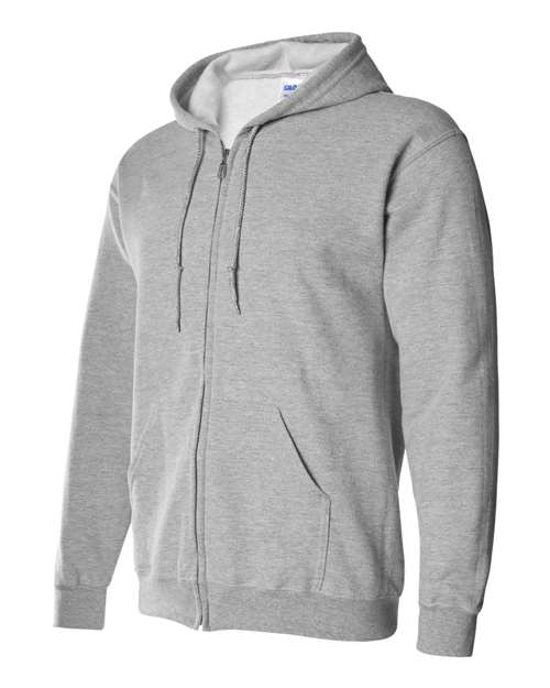 Gildan G186 Adult Heavy Blend 50/50 Full-Zip Hooded Sweatshirt #color_SPORT GREY