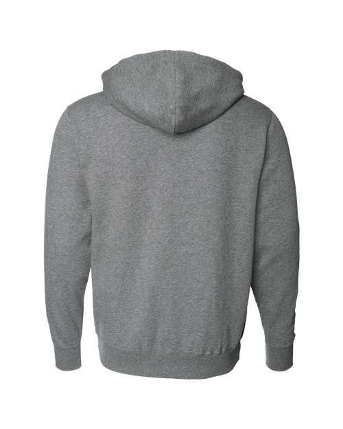 Independent Trading Co. AFX4000Z Full-Zip Hooded Sweatshirt #color_Gunmetal Heather