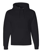 Jerzees 4997 Adult Super Sweats NuBlend Fleece Pullover Hooded Sweatshirt #color_BLACK