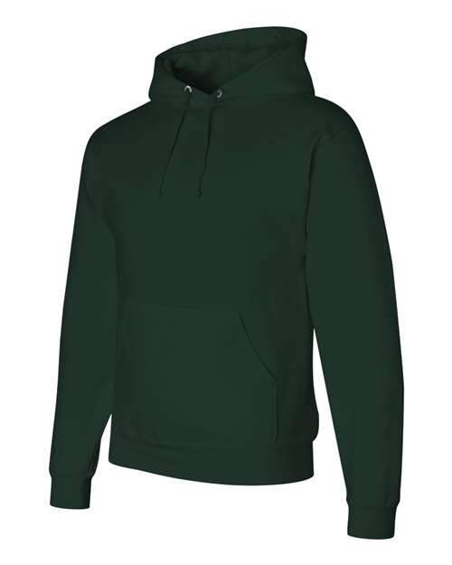 Jerzees 4997 Adult Super Sweats NuBlend Fleece Pullover Hooded Sweatshirt #color_FOREST GREEN