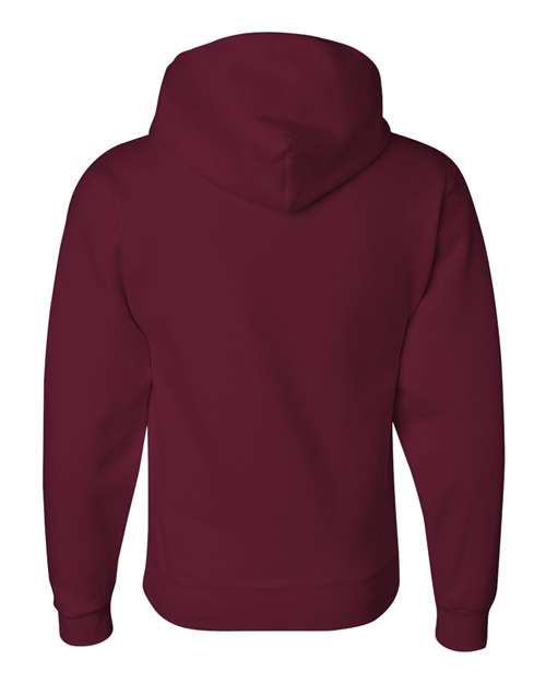 Jerzees 4997 Adult Super Sweats NuBlend Fleece Pullover Hooded Sweatshirt #color_MAROON