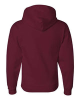 Jerzees 4997 Adult Super Sweats NuBlend Fleece Pullover Hooded Sweatshirt #color_MAROON