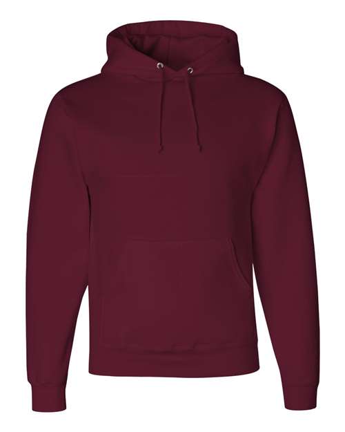 Jerzees 4997 Adult Super Sweats NuBlend Fleece Pullover Hooded Sweatshirt #color_MAROON