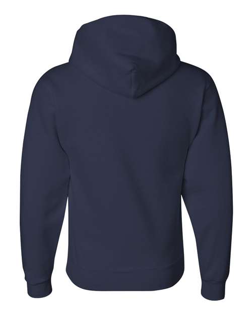 Jerzees 4997 Adult Super Sweats NuBlend Fleece Pullover Hooded Sweatshirt #color_J NAVY