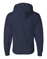 Jerzees 4997 Adult Super Sweats NuBlend Fleece Pullover Hooded Sweatshirt #color_J NAVY